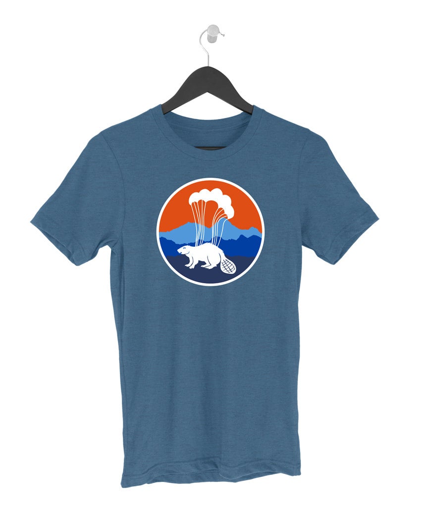 Wear Boise / Parachuting Beaver Multicolor Heather Teal Unisex